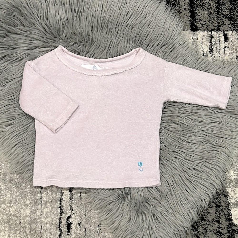 Maybell Studio Girls Purple Short Sleeve Terry Top Size 12-18m NWT ($42)